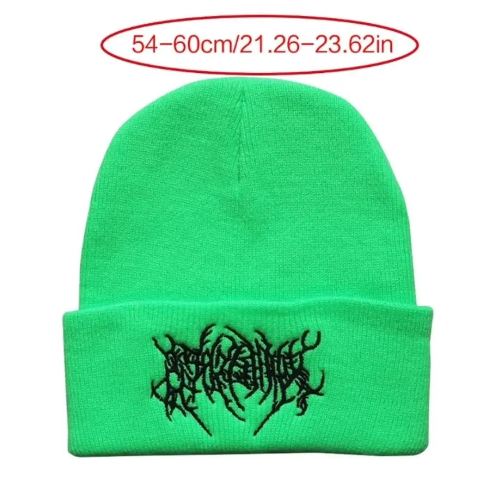 Женская Повседневная вязаная шапка утепленная ветрозащитная с вышивкой защита