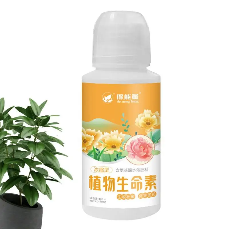 

Liquid Flower Fertilizer 3.3oz Succulent Plant Food Water-Soluble Amino Acid For Graduated Bottle Drip Irrigation Design