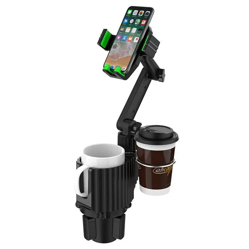 

Автомобильный держатель для чашки телефона 2 в 1, многофункциональный автомобильный держатель для чашки, держатель для телефона, автоматический держатель для чашки для кофе, воды, сока, чая и напитков и сотового телефона
