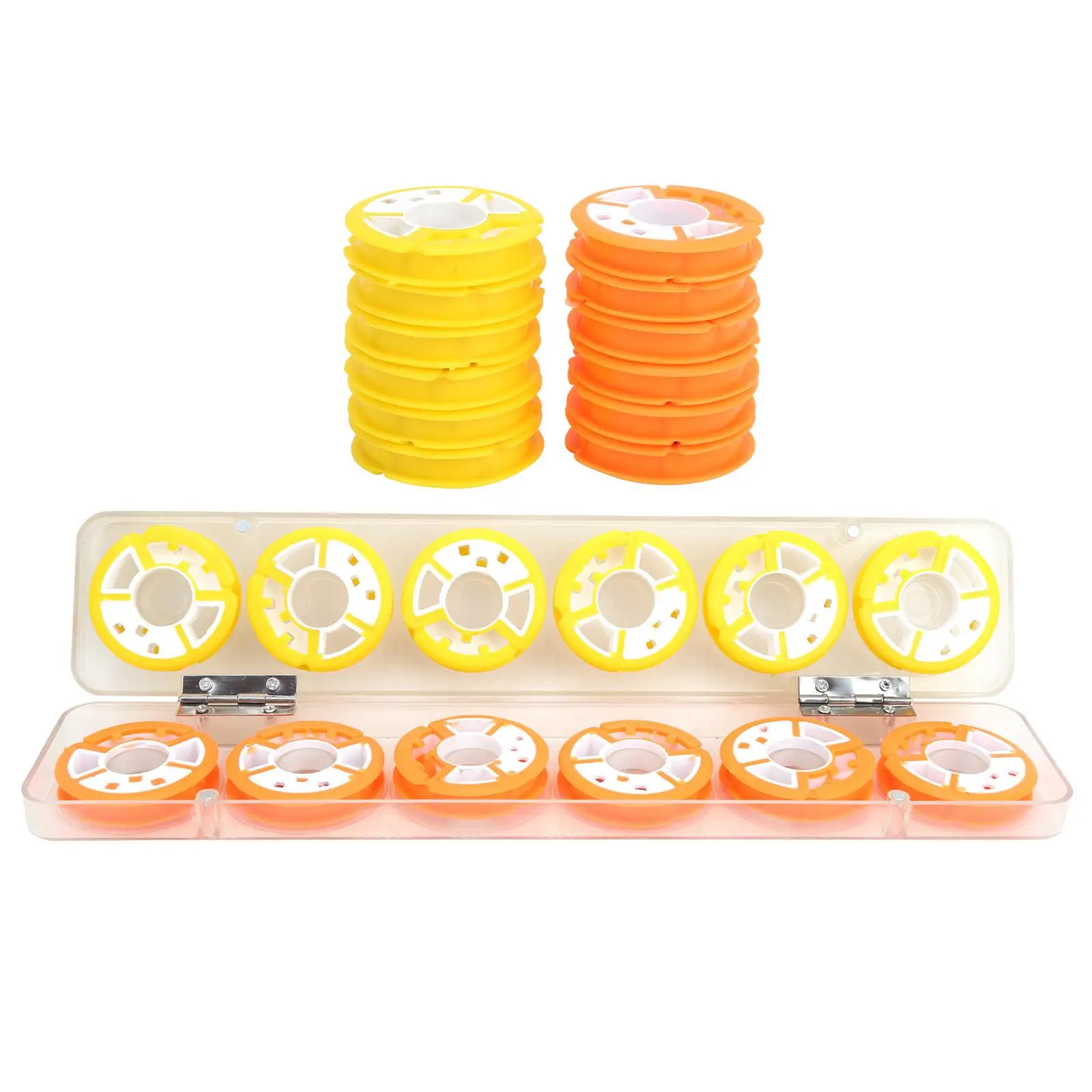 Коробка для хранения намотки лески из 2 предметов — 8-осевой и 12-осевой органайзер