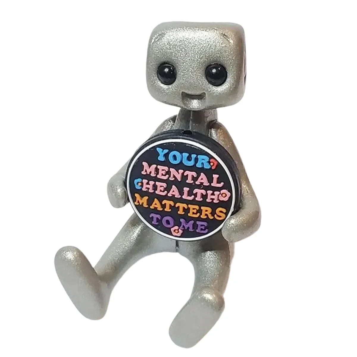 Фигурка робота Your Mental Health имеет значение художественная игрушка из смолы