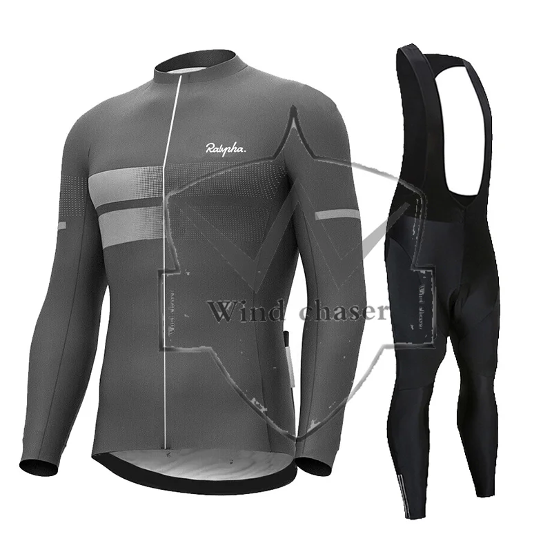 

Raphaful Spring and Autumn Long Sleeve Cycling Jersey Set MTB Bike Shirts Spring Offroad Bike Jerseys Sportwear Cycling Clothing