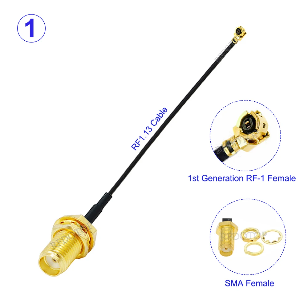 

RFDOTOP RF кабель SMA к RF-1st 5см-1м