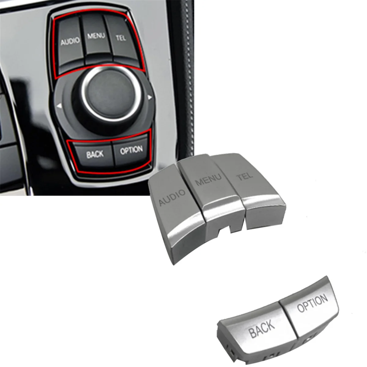 Кнопка мультимедийного контроллера центрального управления автомобиля 65829381678