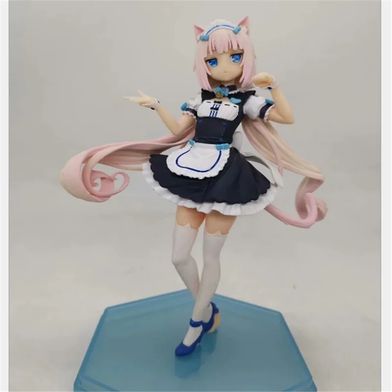 Аниме-фигурка нейкопара 17 см парад ваниль чокола привлекательная девушка
