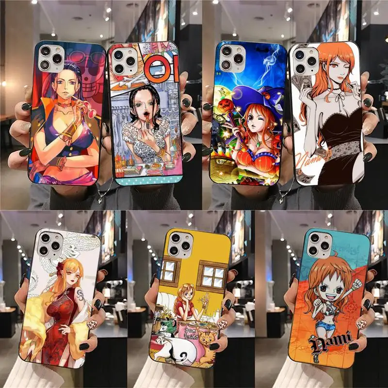 

One Piece Nami Phone Case For iphone 13 12 11 Pro Mini XS Max 8 7 Plus X SE 2020 XR cover