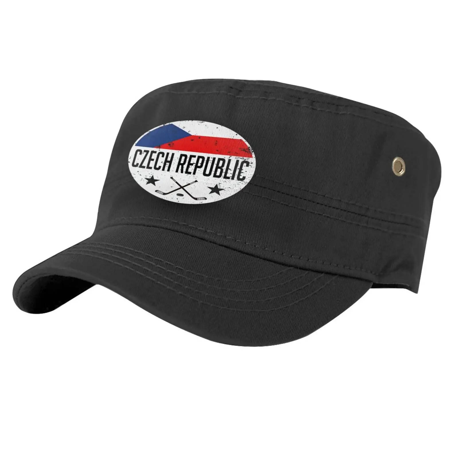 

Czech Republic Ice Hockey Flag Jersey Cap Men Cap Trucker Cap Beanies For Women Summer Women's Hats Hat For Boy Hats Women Hat