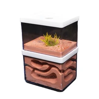 plaster ant farm natural ecological gypsum big ant nest large insect castle workshop pet anthill ant house with feeding area