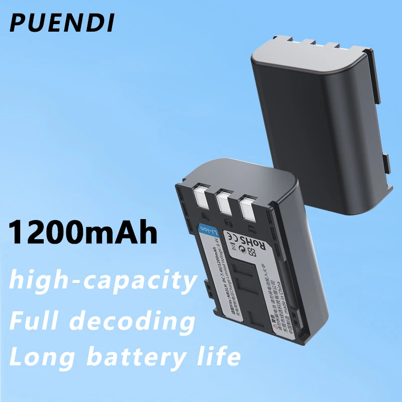 Аккумулятор EPUENDI NB2LH NB2L или USB - зарядное устройство LCD с функцией считывания SD карт