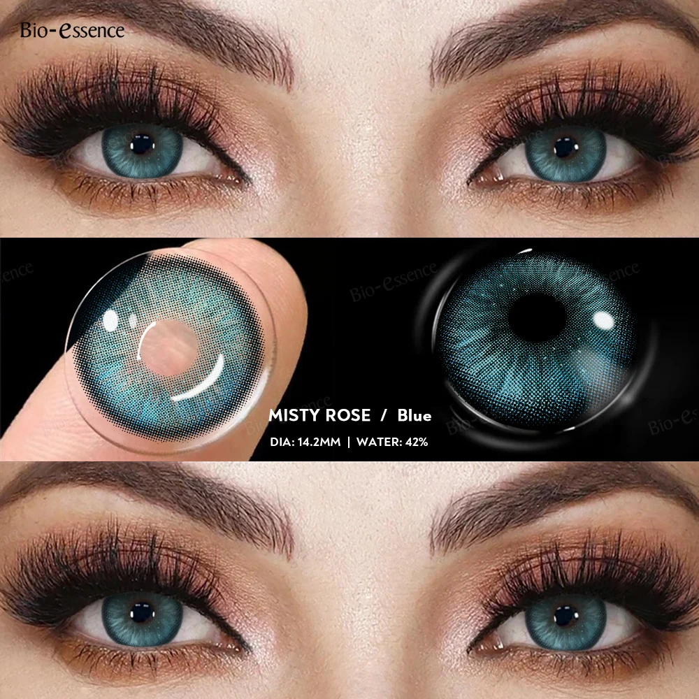 Совершенно новые цветные контактные линзы Bio-essence 1 пара цветных контактных линз