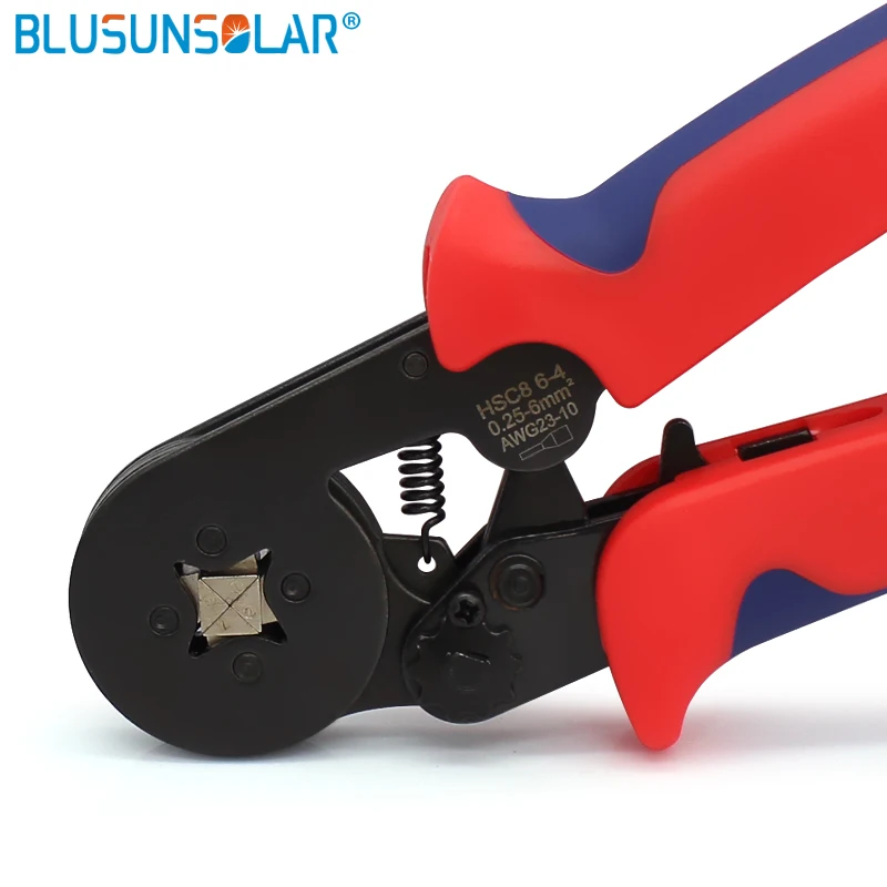 Обжимной инструмент для проводов HSC8 6 4 Кабельные наконечники mc4 обжимные