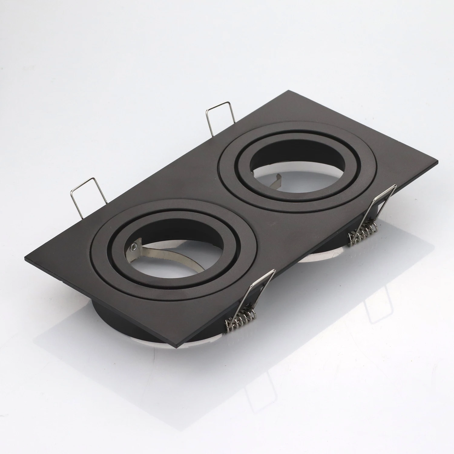 

Square RoundDownlight GU10 MR16 Fixture Frame Round Led Socket Adjustable Ceiling Fitting Hole Lamp Lighting Fixture