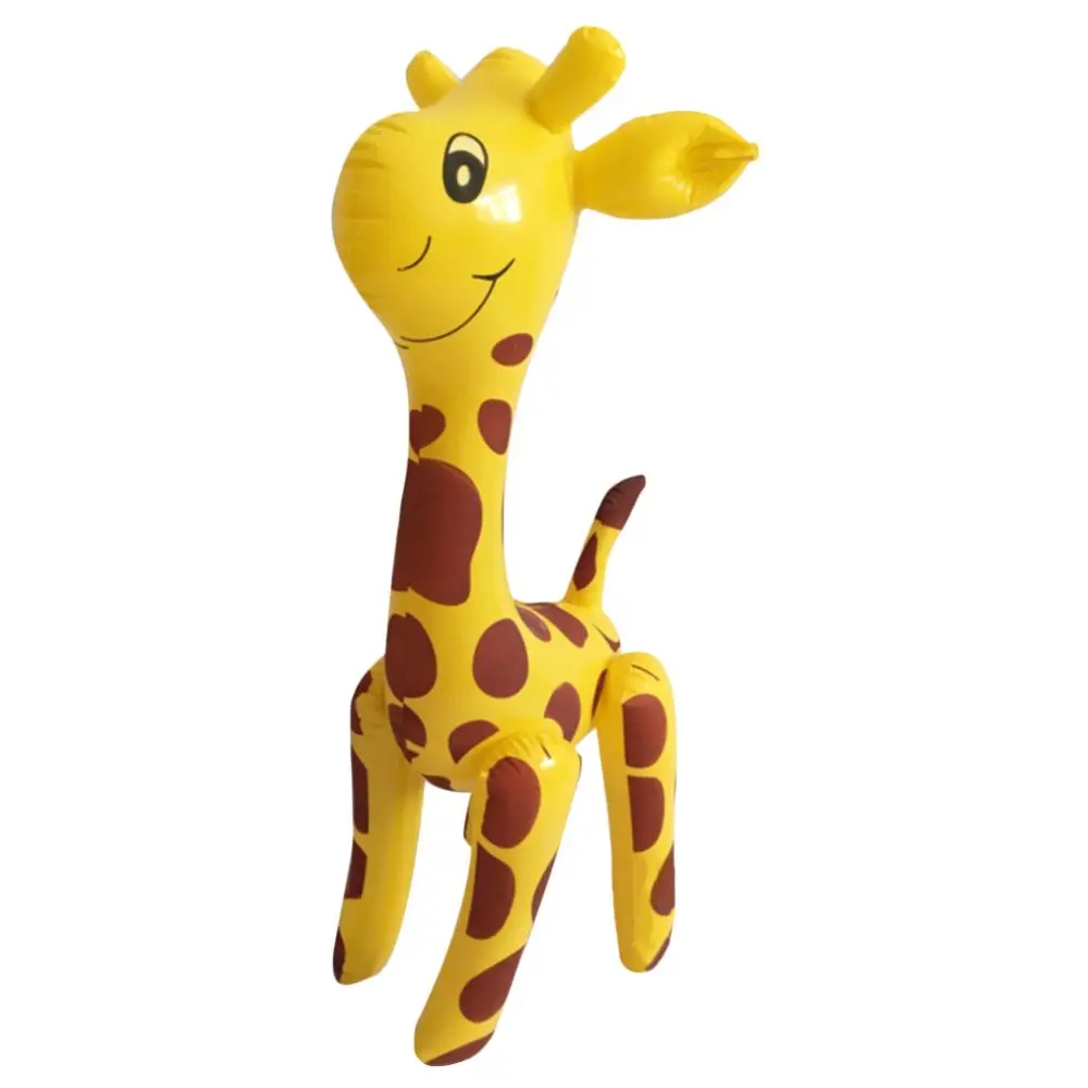 

2Pcs Cartoon Blow Up Novelty Gift Party Balloon Decor Deer Shaped Giraffe Design Children Kids Toys Inflatable Animals