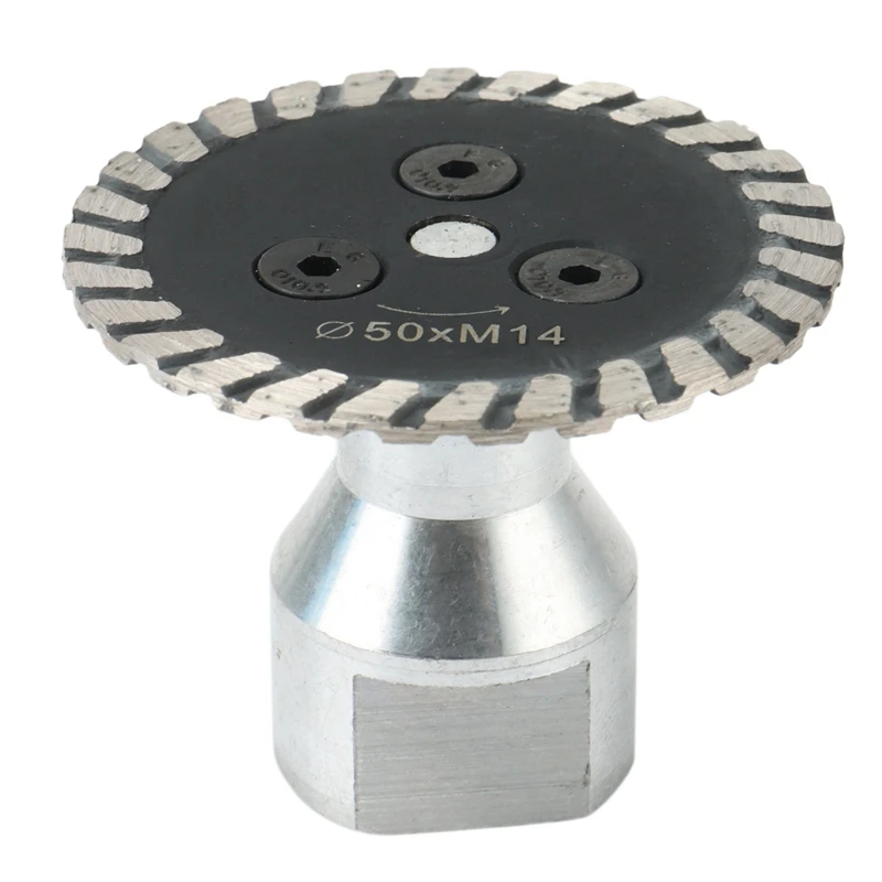 

2X 50Mm M14 Aperture Diamond Saw With Detachable Engraving And Cutting Disc, Suitable For Granite Sandstone And Concrete