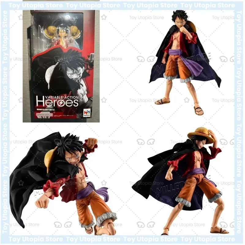 Фото Быстрая доставка. Оригинальная подвижная фигурка MegaHouse MH VAH ONE PIECE Луффи 1.5 м. Коллекционная модель-игрушка. Подарок для фанатов One Piece. №1