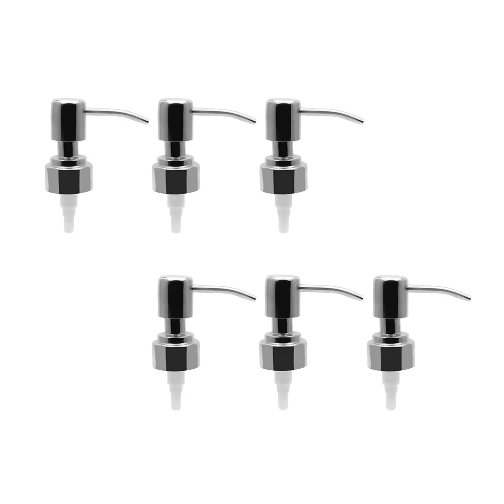 

Pump Dispenser Bottle Replacement Soap Lotion Lids Head Stainless Steel Lid Jar Mason Shampoo Conditioner Pumps Foaming Foam