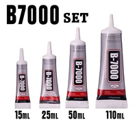 15ml 25ml 50ml 110ml b7000 liquid glue clear contact phone repair adhesive multipurpose diy glue with precision applicator tip