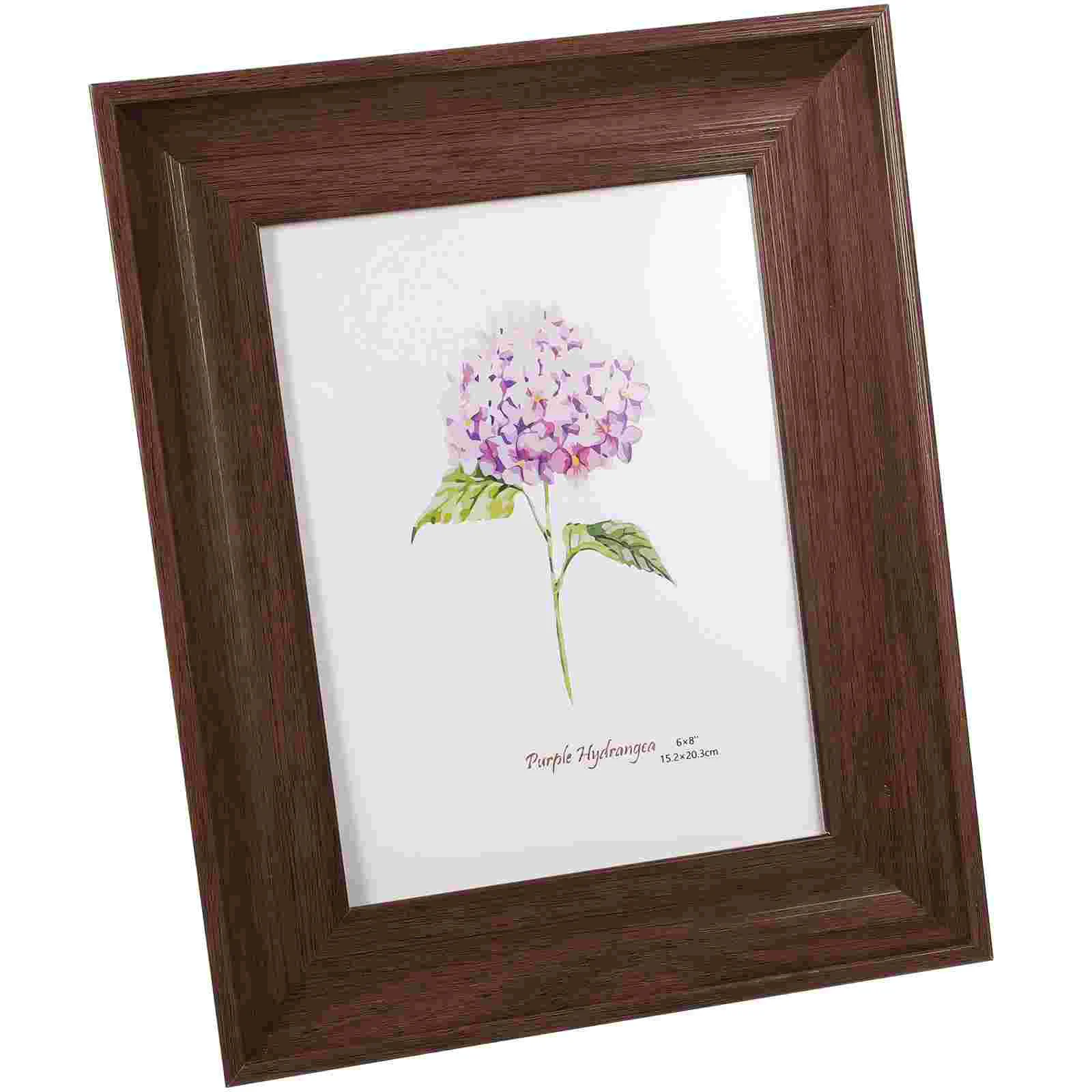 

Frame Picture Photo Farmhouse Frames Rustic Wooden Tabletop Free Standingsquare Family Vertical Home Decoration