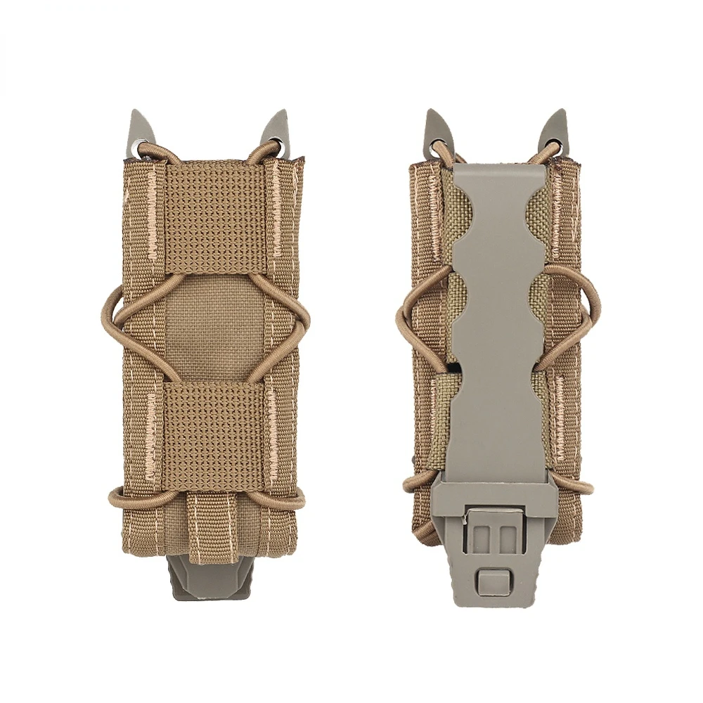 

Тактический одиночный чехол для пистолета 9 мм, сумка для магазина MOLLE, магнитный держатель, фонарик, Военная Тактическая переноска тарелок, ...