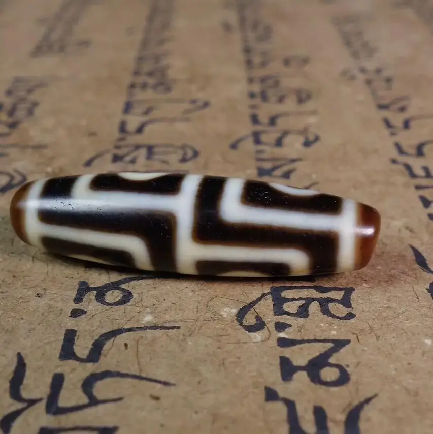 Древние тибетские бусины DZI Старый Агат 4 глаза тотем амулет подвеска GZI #3376