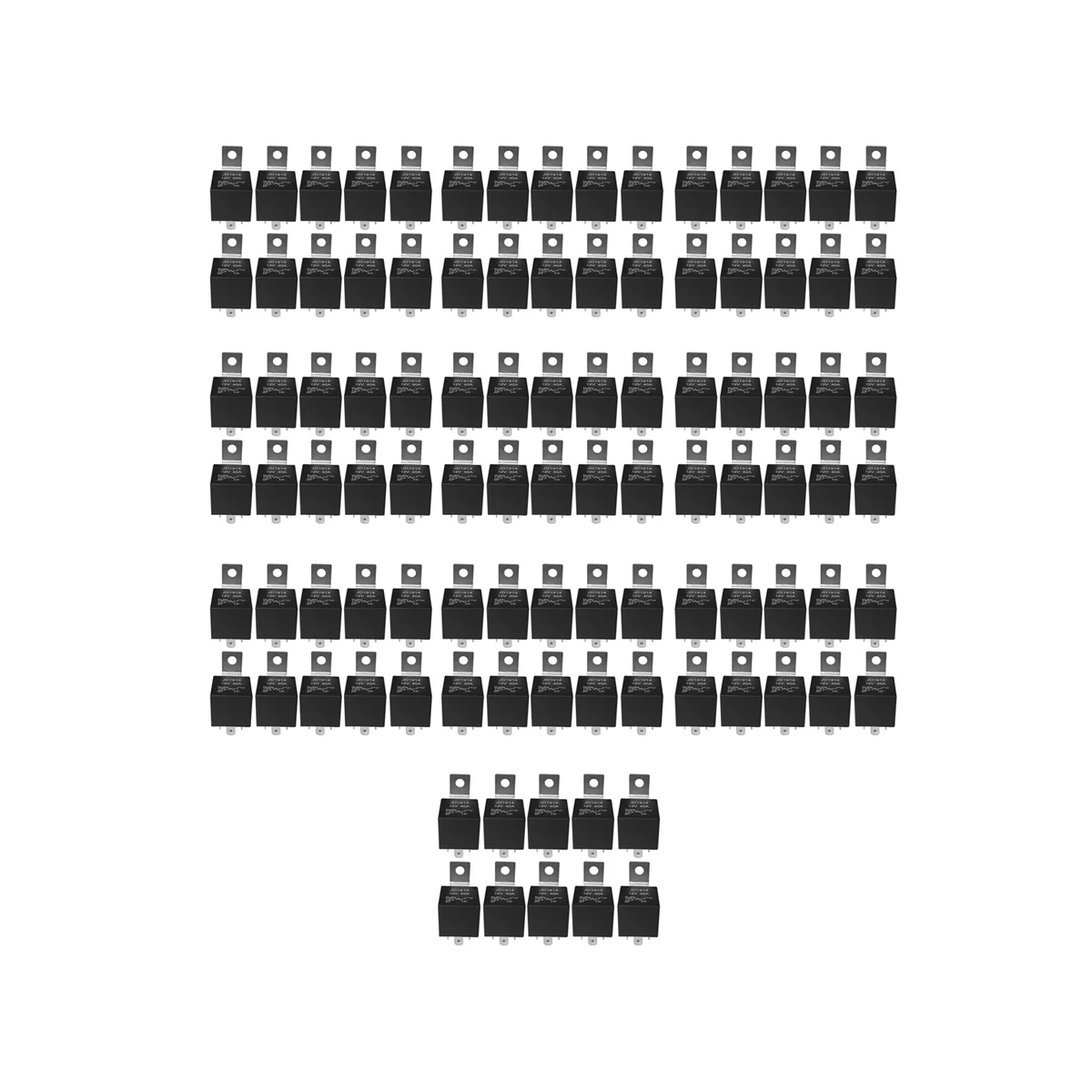 

50 шт. 5-контактный релейный Переключатель 12 В (SPDT) (30/40 а) 12-вольтовое автомобильное реле для автомобильных вентиляторов