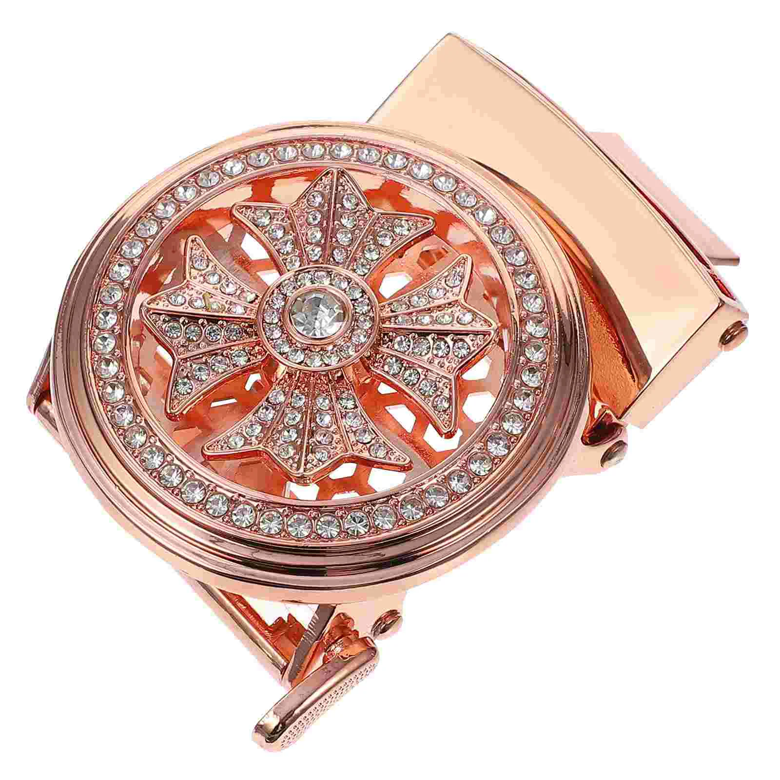 

Belt Buckle Buckles Zinc Alloy Belts Diamond Release Bling Strap Men Waist Cowboy Side Metal Pants Rhinestones Multifunctional