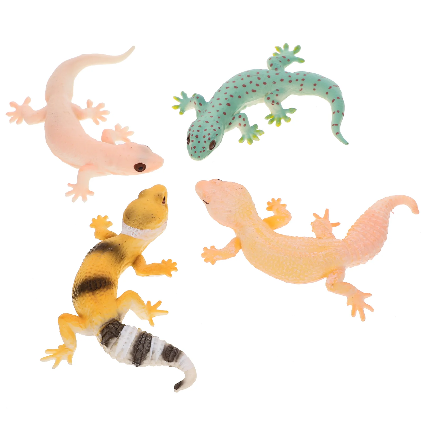 

4 Pcs Simulation Lizard Model Animal Decor Models Artificial Ornament Educational Toys Toddlers Figurine