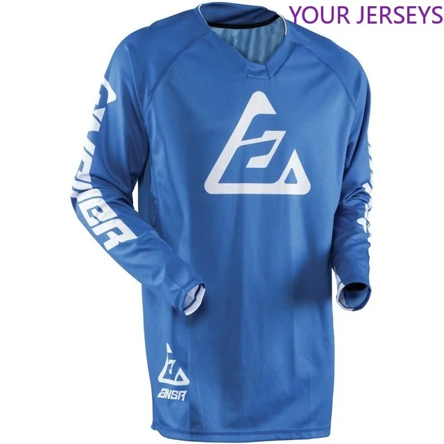 

2022 Men's Long Motocross Jersey Downhill Bike Bicycle Pro Moto Off Road Clothes Male Top DH MX GP RBX MTB Racing jersey FXR