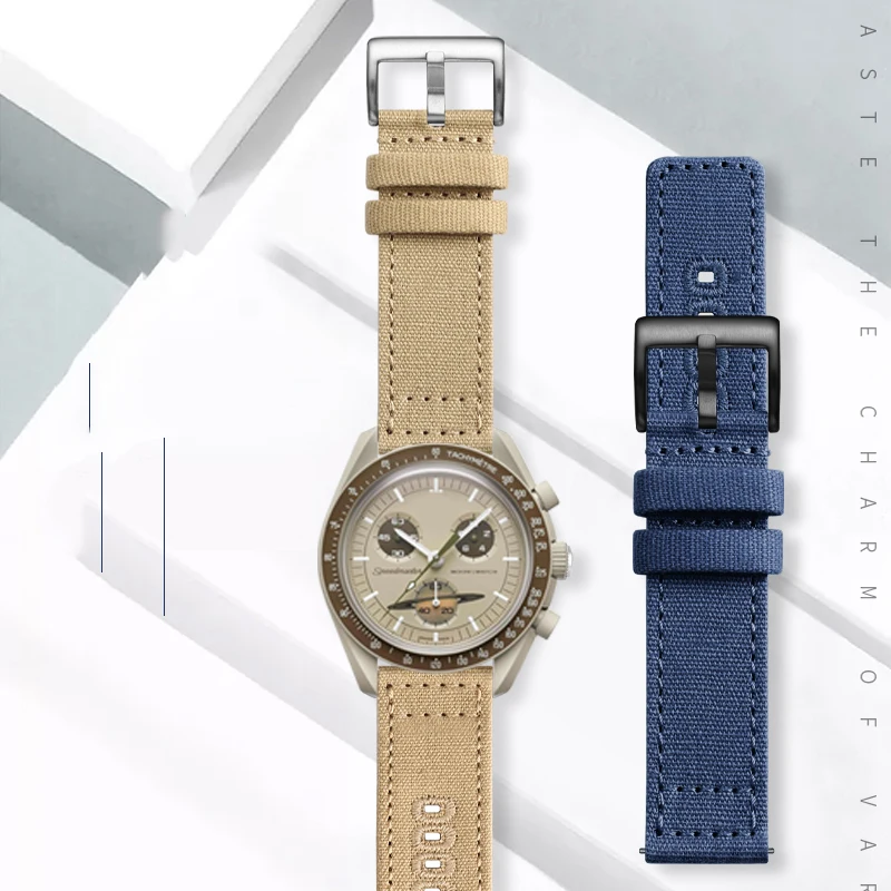 Ремешок нейлоновый для мужских и женских часов 20 мм | Ремешки