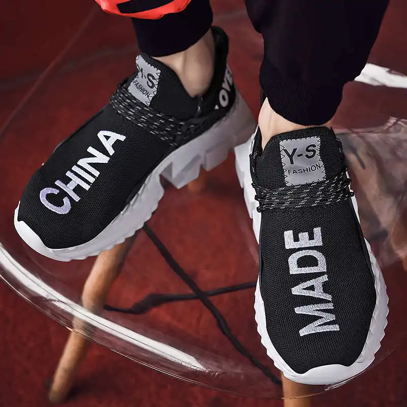 

Knitting Running Shoes Man Tennis Sports Shoes For Male Height Increases Men's Sneakers Shoes Rock Sport Shoes For Men Tennis
