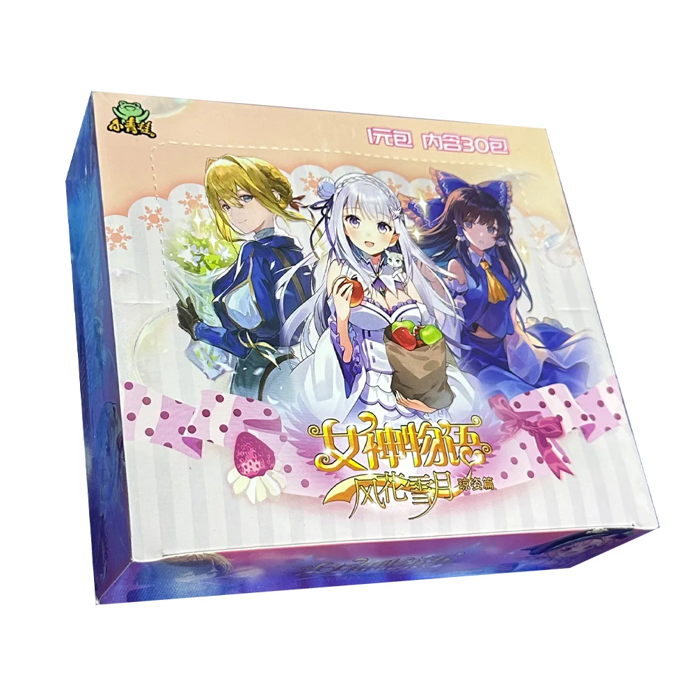 Коллекция 2024 года богини карточные истории бустер-бокс аниме флеш-карты игры