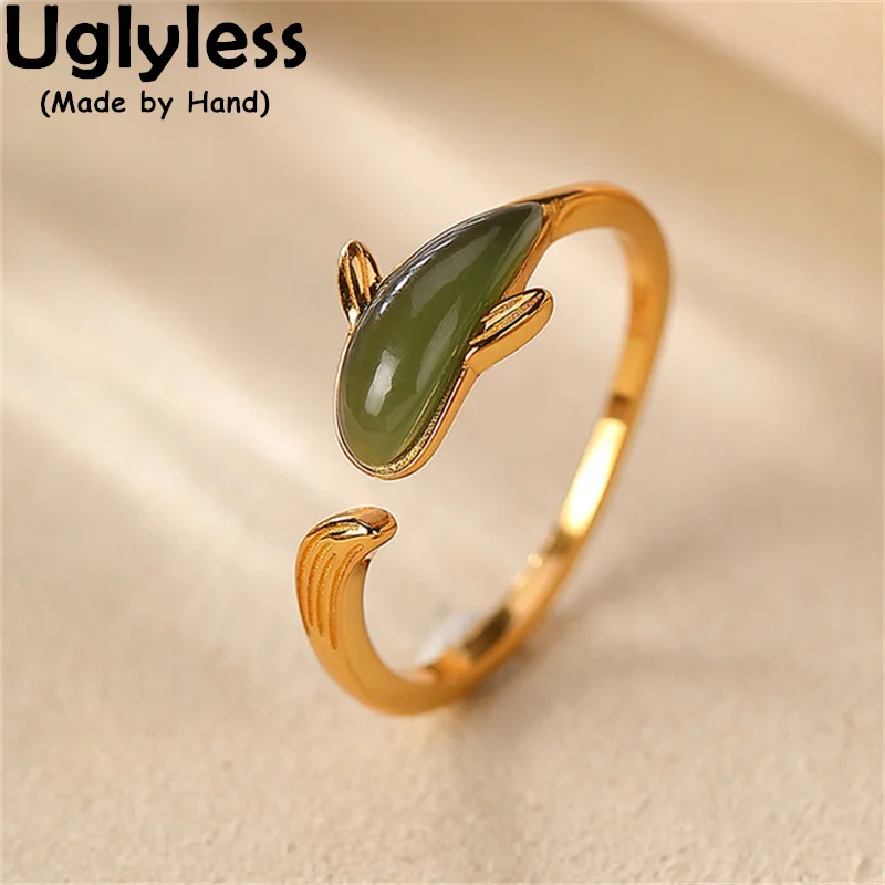 Серьги и кольцо Uglyless Hotan с нефритовым дельфином ожерелье Китом Кольца Браслеты