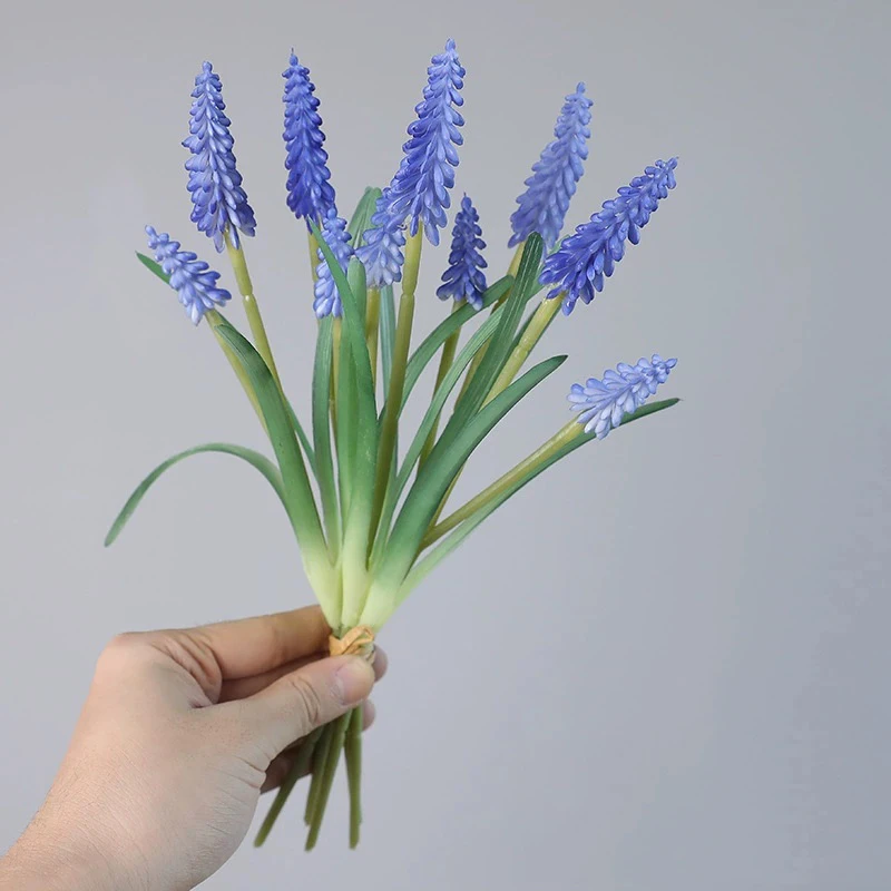 

Искусственный букет виноградных гиацинта 5 шт.