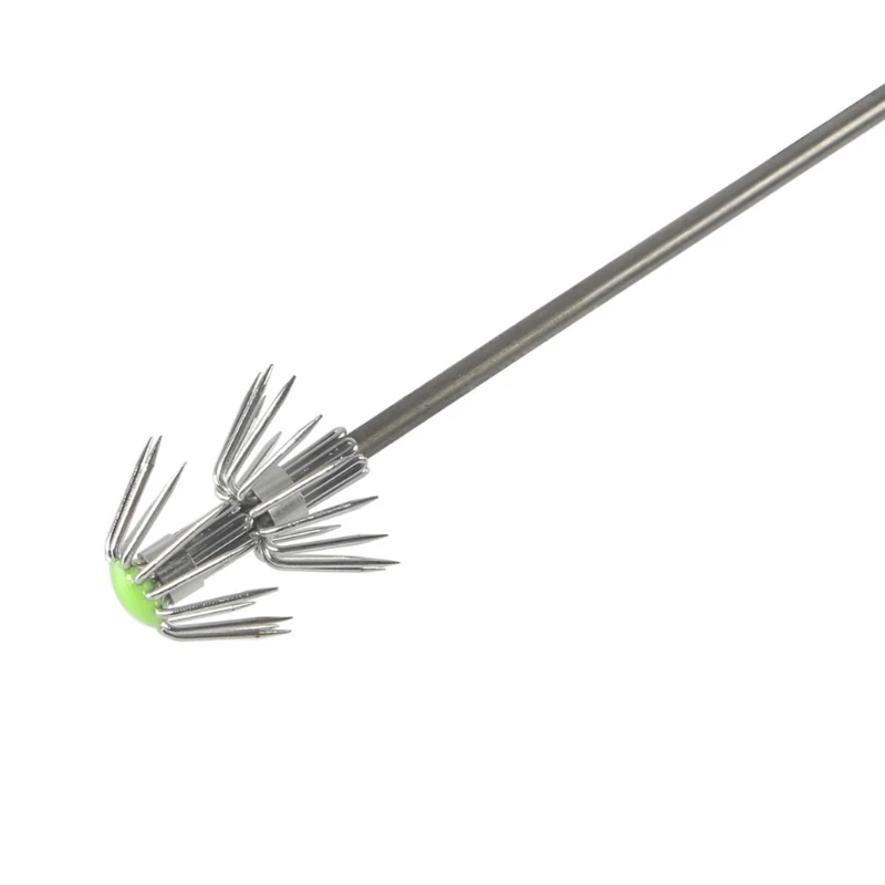 

10 Pcs Stainless Steel Double Layers Umbrella Squid Cuttlefish Octopus Fishing Hooks Jigging Fishhook