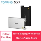 Усилитель для наушников TOPPING NX7 с портом able NFCA, выходная мощность 1400 МВт, порт 3,5 мм, 4,4 мм, срок службы батареи 20 часов
