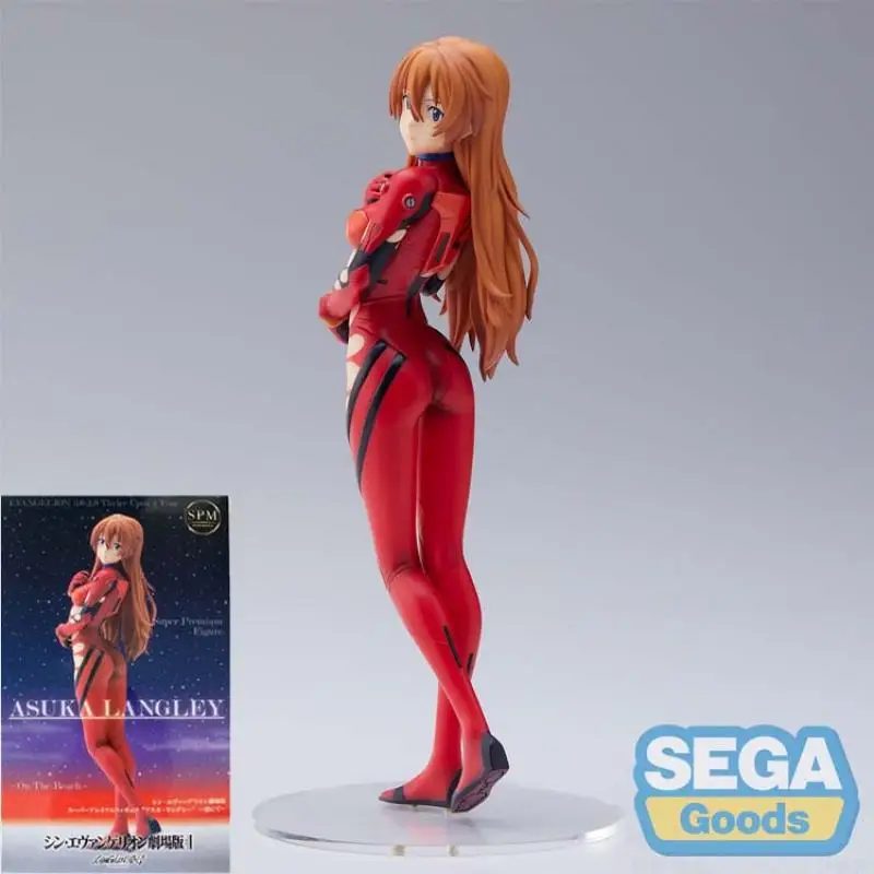 

Sega Spm приз Eva Neon Genesis Evangelion Asuka Langley Soryu экшн-фигурка коллекция хобби подарок украшение 21 см мультфильм