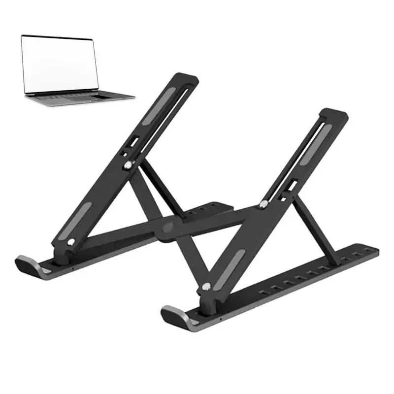 

Регулируемая подставка для ноутбука, портативный держатель для планшета, складной держатель для большинства 10-17 дюймовых компьютеров, стабильный и противоскользящий