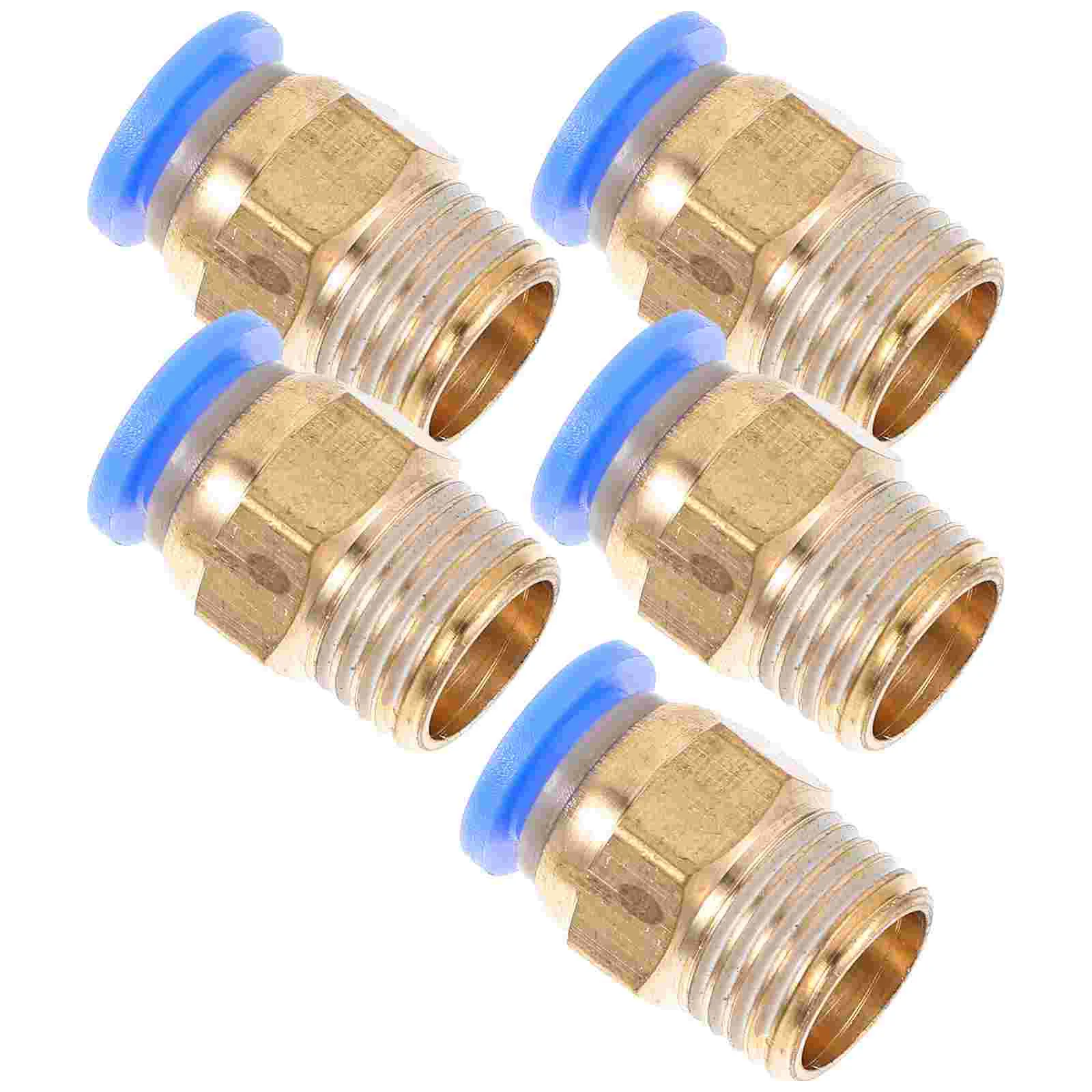 

Pneumatic Quick Push-in Fittings Threaded Straight Industrial Projects Tube Connector Air Compressor Accessories Hose Adapter