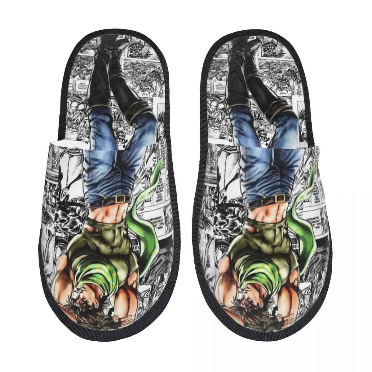 Меховые тапочки Jojo для мужчин и женщин невероятные приключения уютные домашние