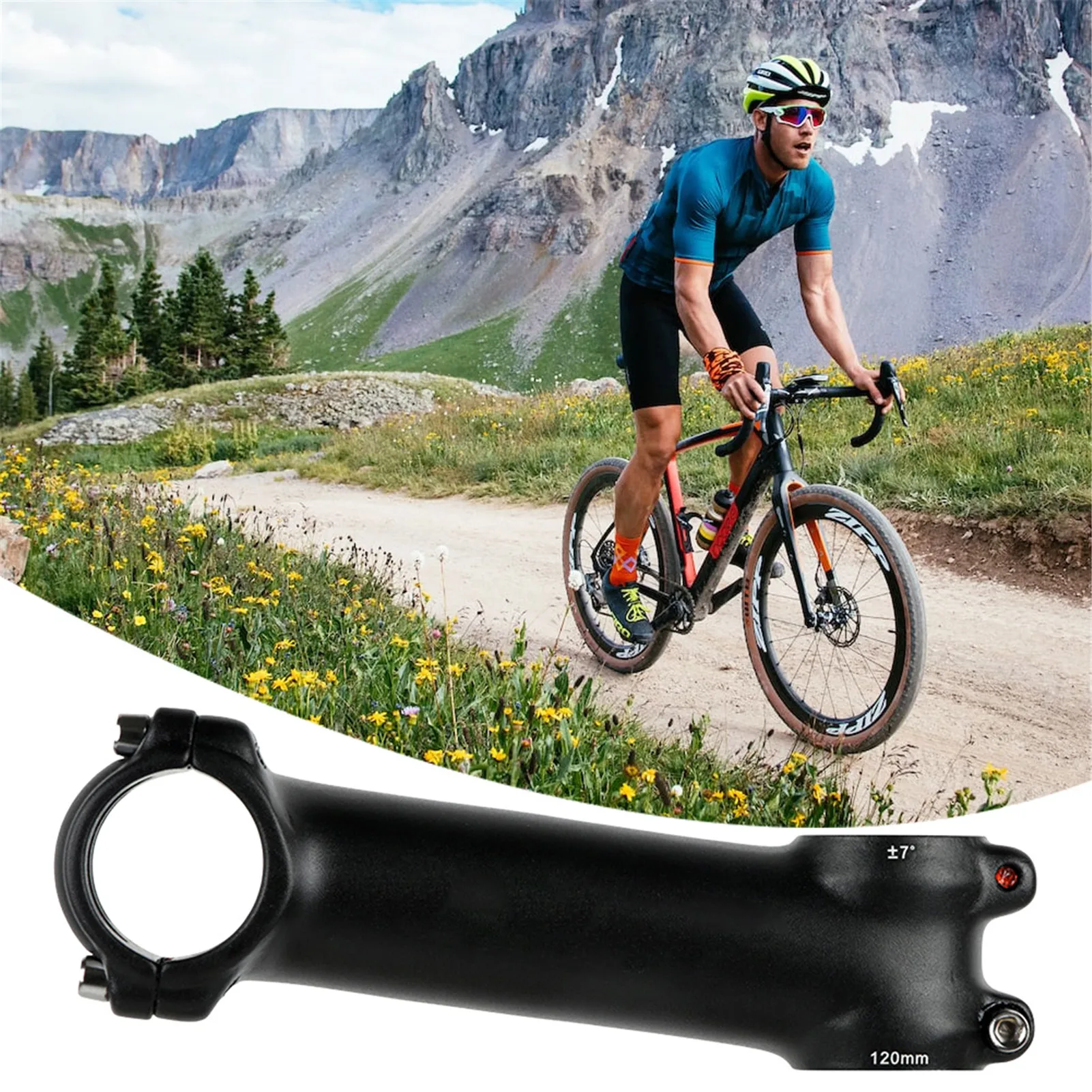 

Ultralight Bike Stem 7/17 Degrees Mountain Road Bicycle Stem 31.8mm 60 -130mm 6061 7050 Aluminum Alloy M-TB Bicycle Parts