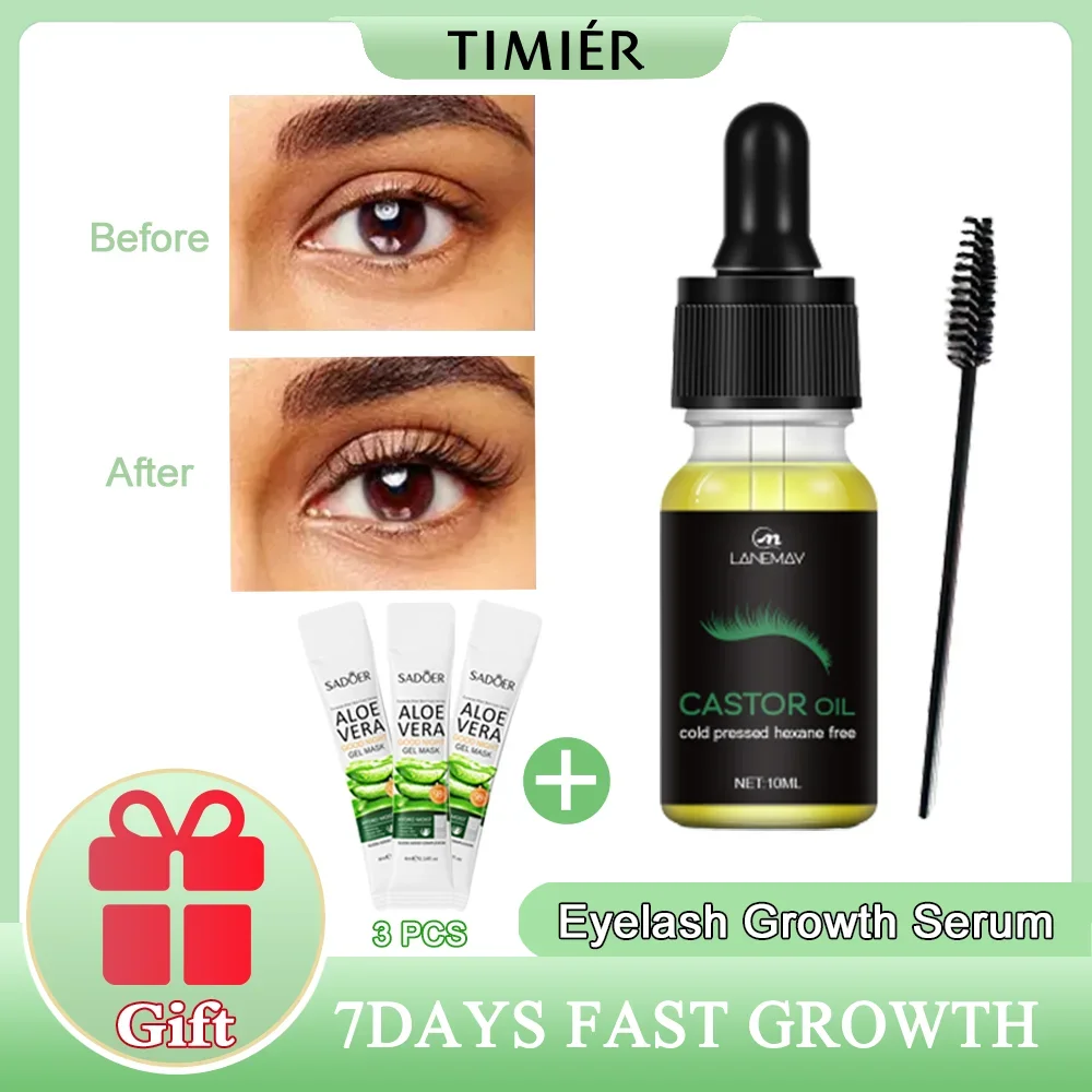 

Mascara 7-Day Fast Eyelash Growth Essence Eyebrow Enhancer For Men Women Care Thick Curly Black Beautiful Eyelash Care Lotion