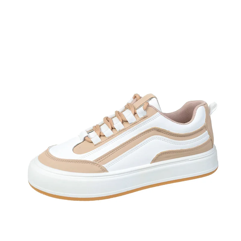 

2022 Women Casual Shoes New Spring White Sneakers Breathable Contrasting colors Lace-Up Women Sneakers Women Shoes Fashion