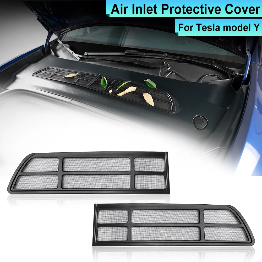 Защитная Сетка Для Tesla Y Решетка Переднего Бампера Крышка Конденсатора