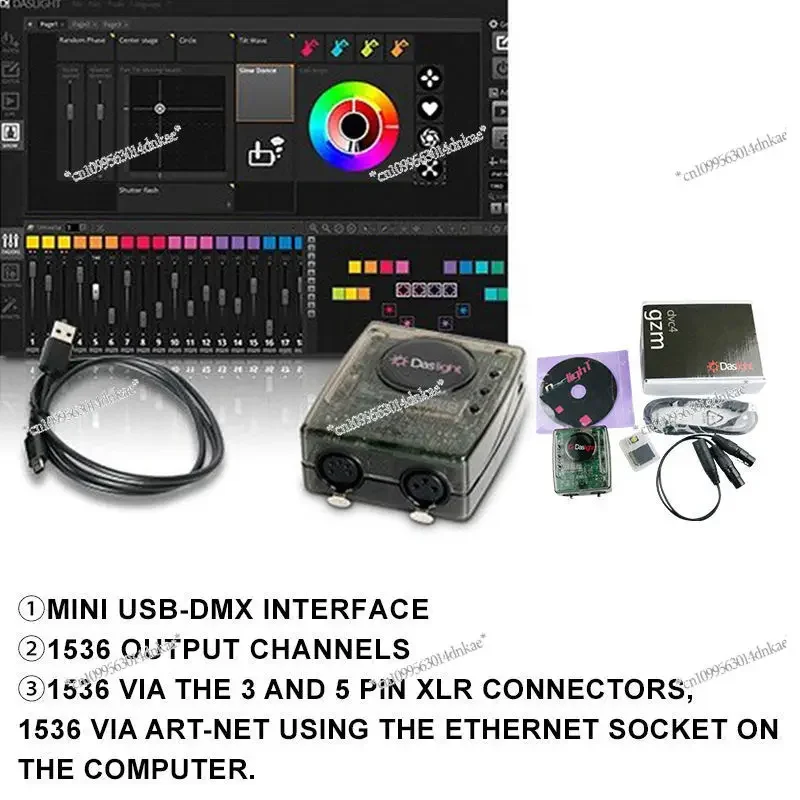 Компьютерный контроллер для сценического освещения DVC4 GZM Daslight с USB-подключением для систем WinMac (art.: 3920da4a275f2) - 3920da4a275f2