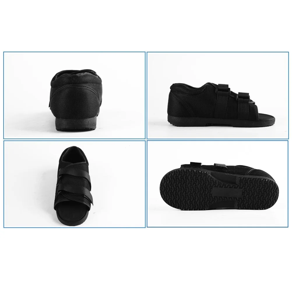 

Widened Adjustable Shoes Fat Wide Surgery After Injury Deformed Thumb Valgus Shoes (ML Black)