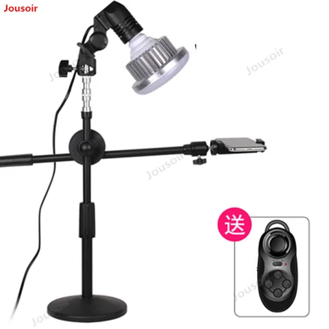 Регулируемый кронштейн для фотосъемки телефона, подставка, держатель штанги, супер яркий светодиодный кольцевой светильник, комплект для фотостудии, видеолампа, комплект для съемки