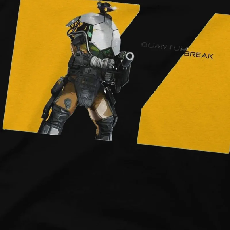 Топы Quantum Break с круглым вырезом футболка из 100% хлопка юмор высокое качество идея