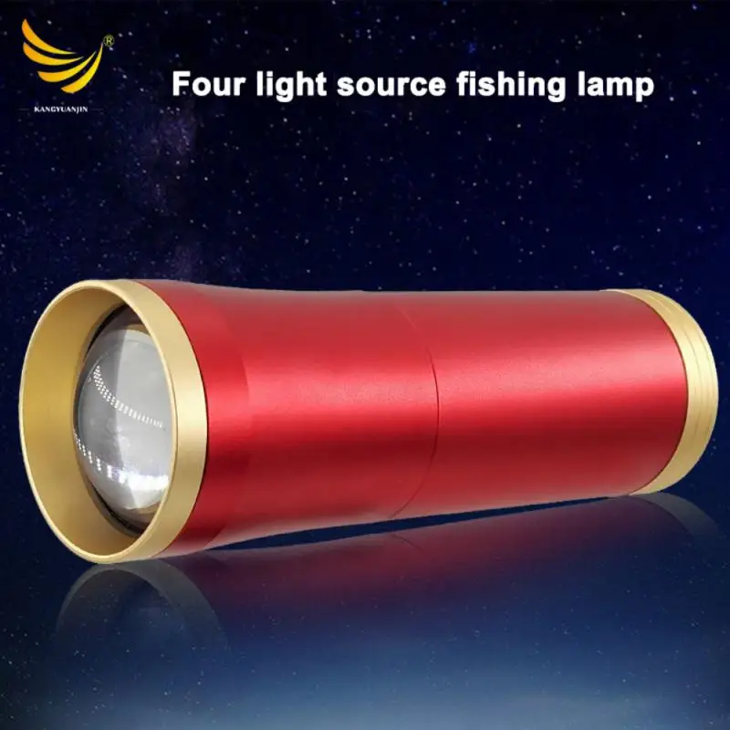 

Multifunctional Cycling Flashlight USB Charging Fishing Light Ultralight And Waterproof Searchlight Outdoor Bicycle Accessories