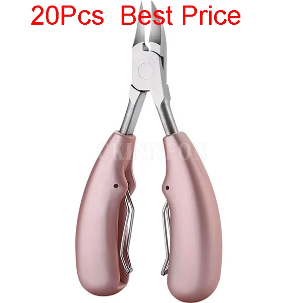 

20Pcs/lot Toe Nail Clippers Nail Correction Thick Nails Ingrown Toenails Nippers Cutters Dead Skin Dirt Remover Pedicure Tool