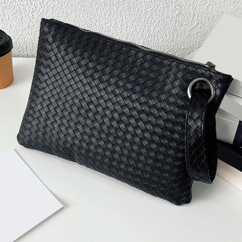 

Женский клатч из искусственной кожи, повседневный кошелек большой вместимости, дамская сумочка на запястье, однотонный держатель для креди...